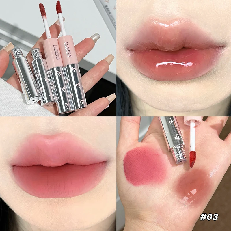 QIBEST Double Head Matte Velve - Matte Velvet Lip Tint Long Lasting 评论和价格
