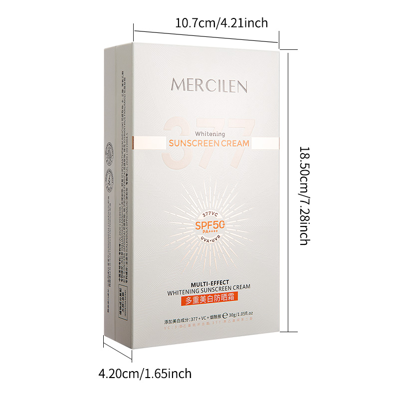Mercilen Facial and Body Sunsc - Spf 50 Waterproof Sunscreen 评论和价格