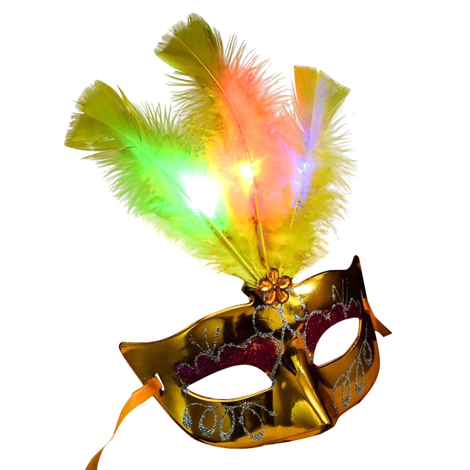 Glowing Feather LED Masks Veni - Led Light Therapy Face Mask 评论和价格