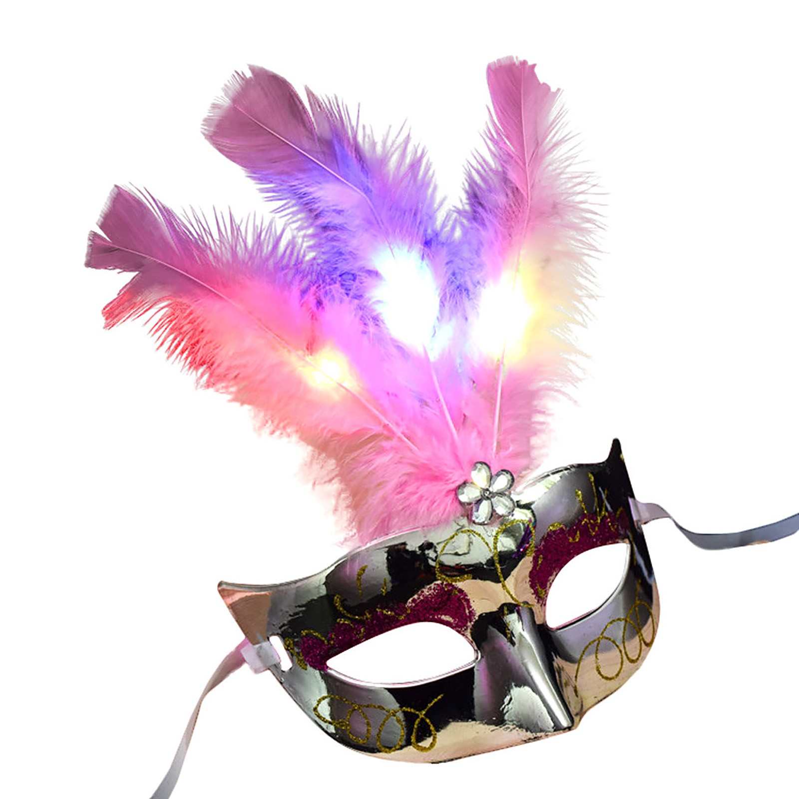 Glowing Feather LED Masks Veni - Led Light Therapy Face Mask 评论和价格
