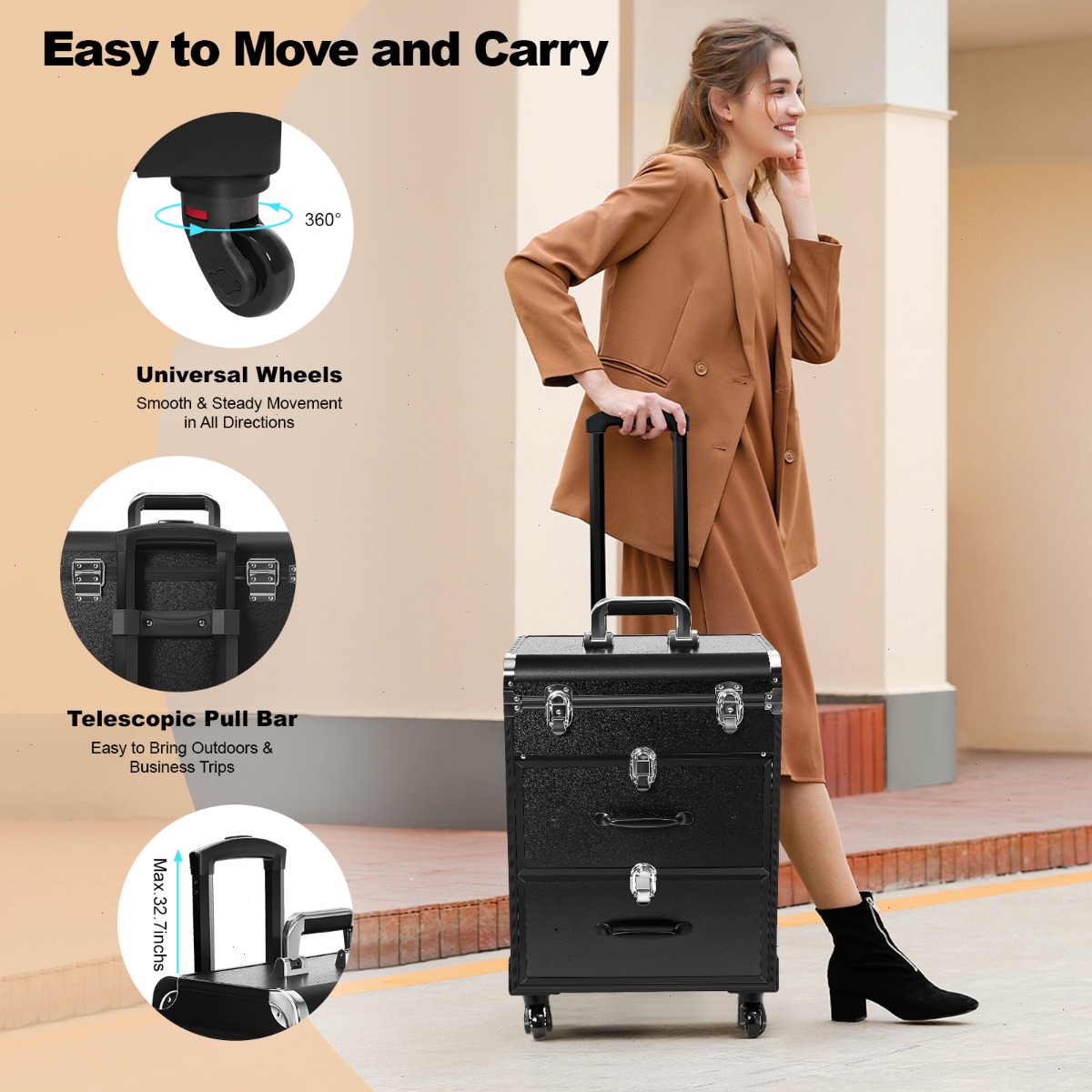 Professional Makeup Train Case - Makeup 评论和价格
