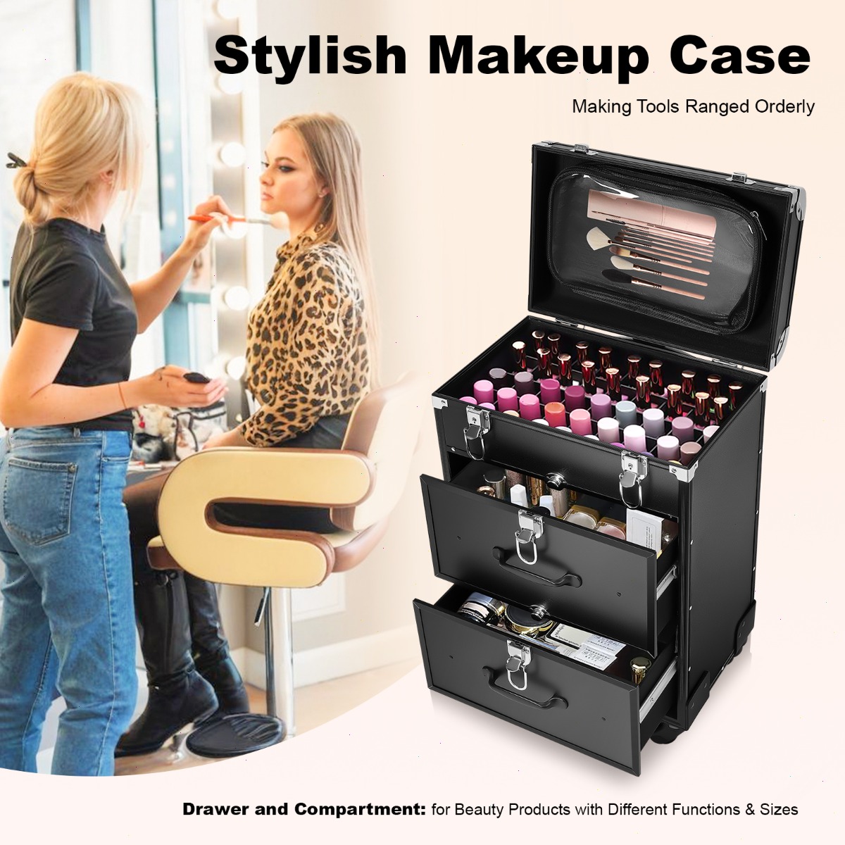Professional Makeup Train Case - Makeup 评论和价格