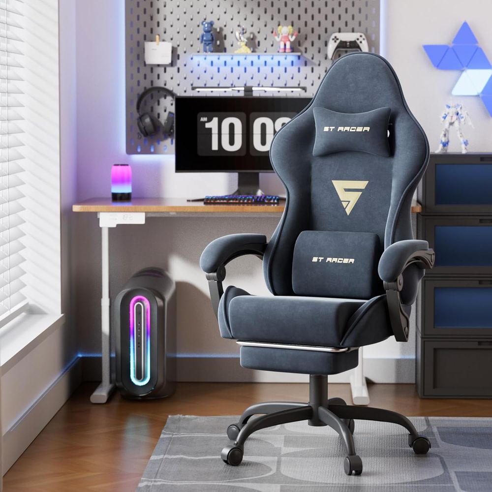 Ergonomic Gaming Chair with Fo - Massage 评论和价格