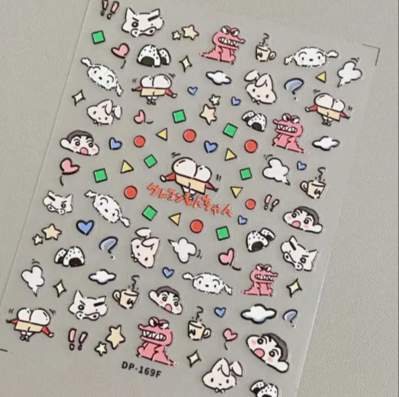 Crayon Shin-chan Creative Pape - Nail Art 评论和价格
