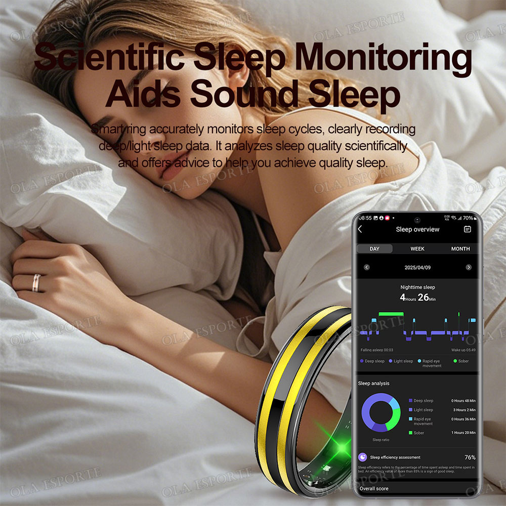 New Smart Ring Heart Rate Stre - Health Monitors 评论和价格