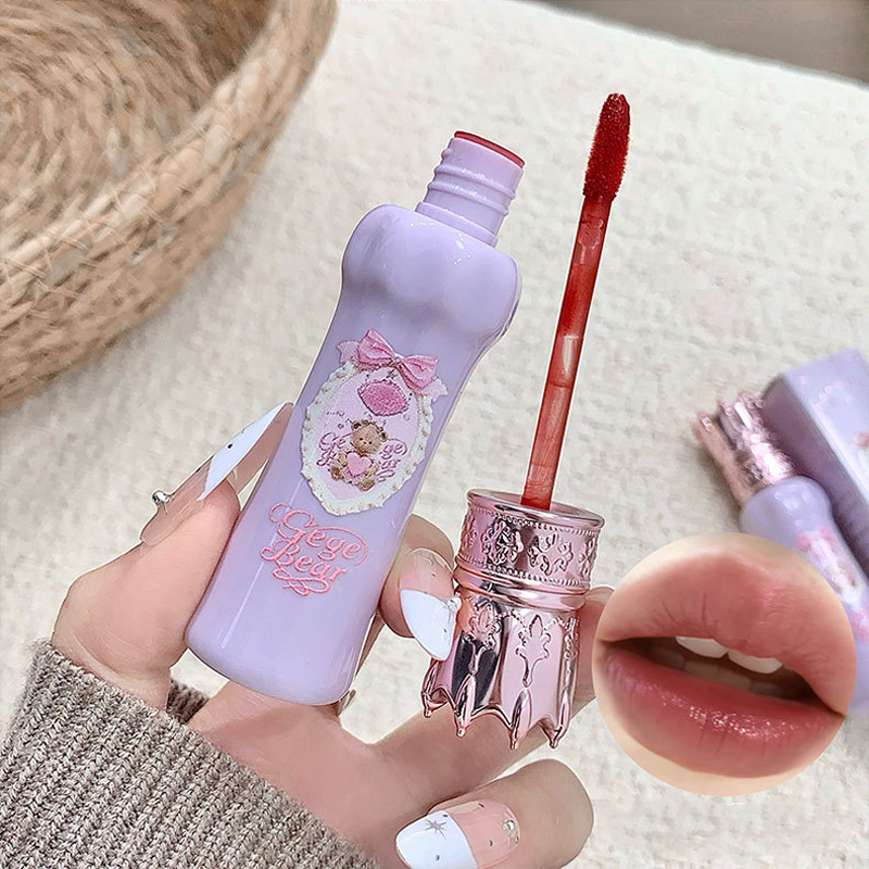 Gege Bear Velvet Matte Lip Mud - Matte Velvet Lip Tint Long Lasting 评论和价格