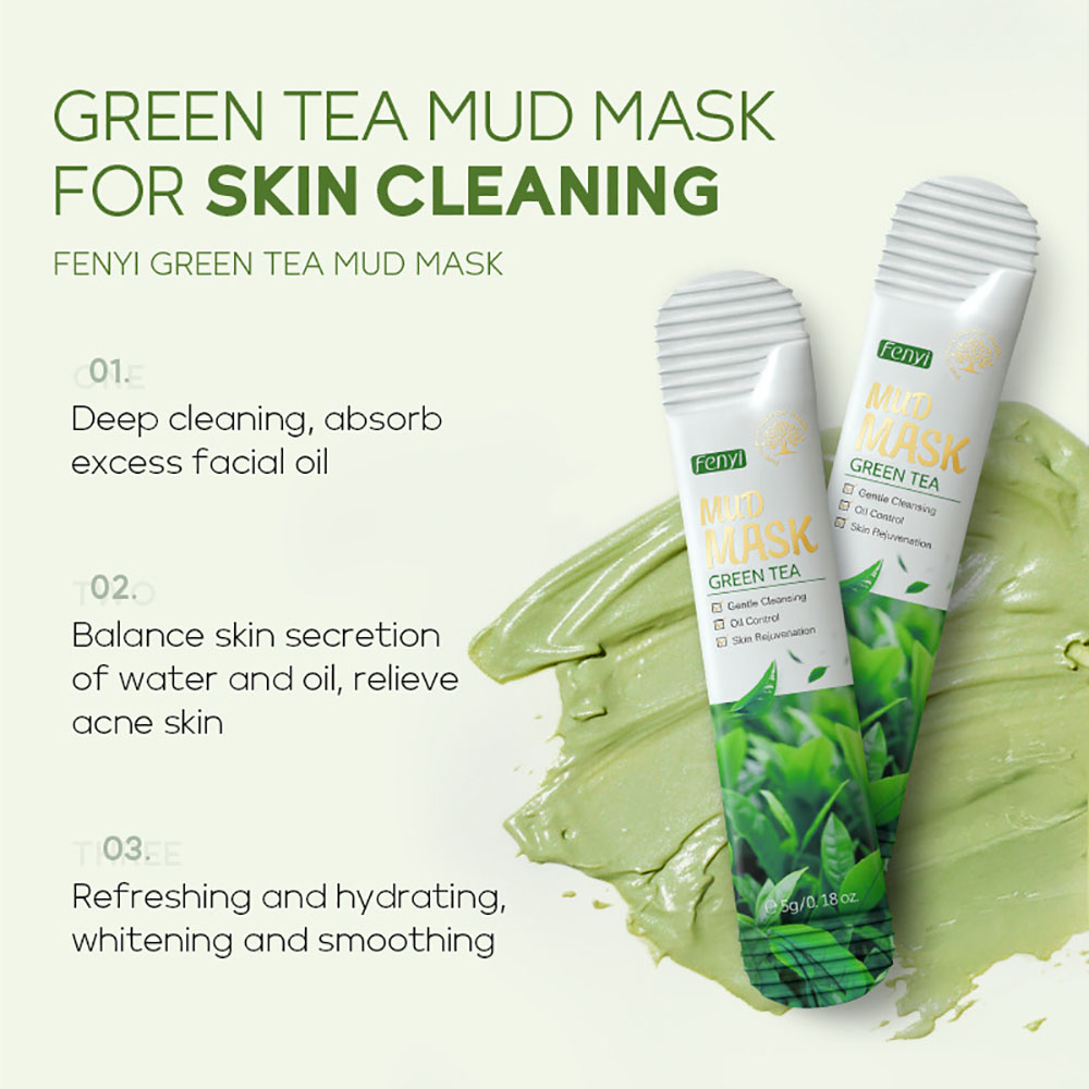 Fenyi Green Tea Clay Mask 5gx2 - Green Tea Cleansing Clay Mask 评论和价格